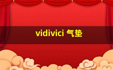 vidivici 气垫